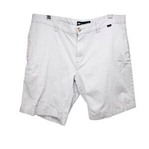 TravisMathew Mens 36 Light Gray Casual‎ Golf Shorts Cotton/Rayon/Spandex